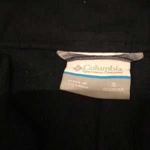 Small black Columbia ski pants